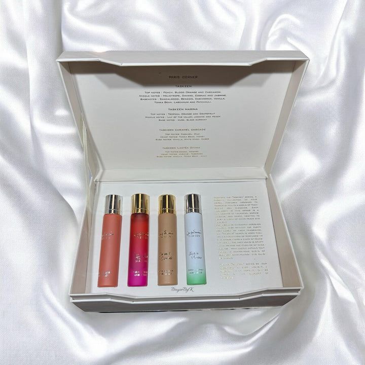 Parfum Taskeen 4 pcs authentique
